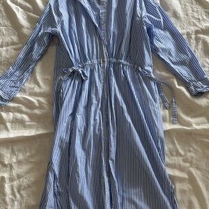 Universal Thread Blue and White Striped Shirt